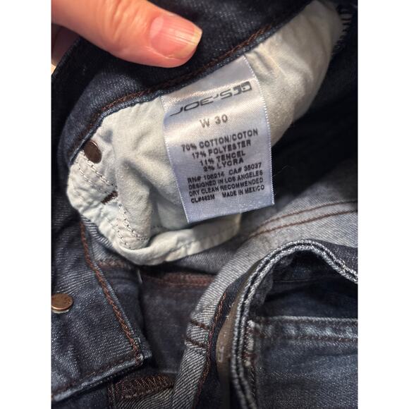 Joe’s Jeans Nomi Dark Blue Wash Skinny Size Waist 30 - Picture 3 of 6